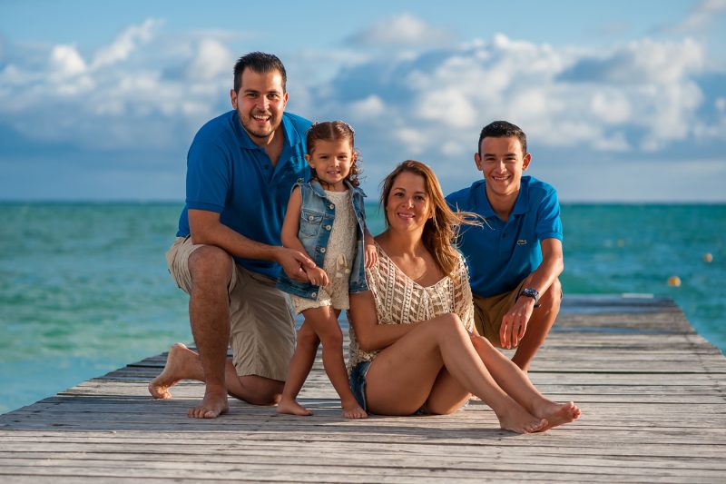 family photos hotel riu cancun
