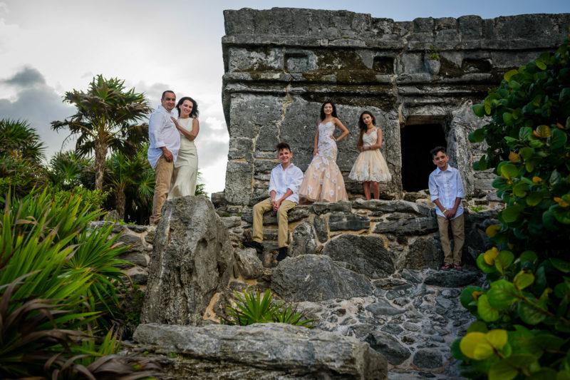 Occidental at Xcaret Family Pictures