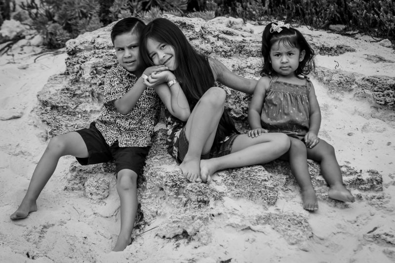 Playa Delfines Family Session in Cancun