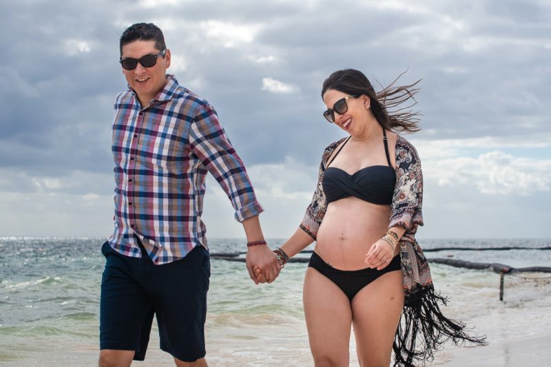 Dreams Cancun Hotel Pregnancy Session